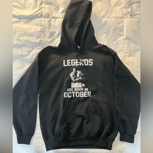 Black Muhammad Ali print Hoodie